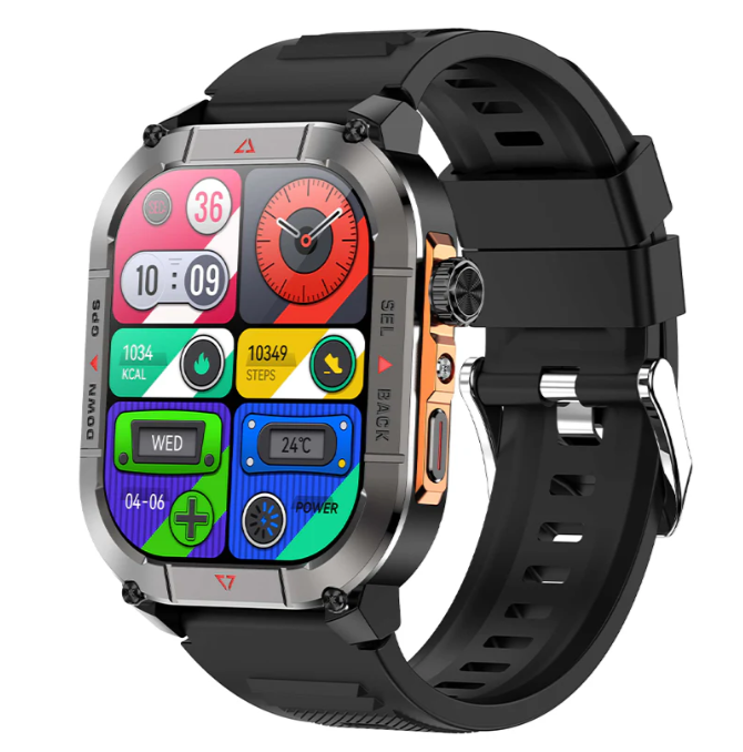 T900 Ultra Max Pro Smartwatch – Rugged Design, Bluetooth Calling & Fitness Tracking