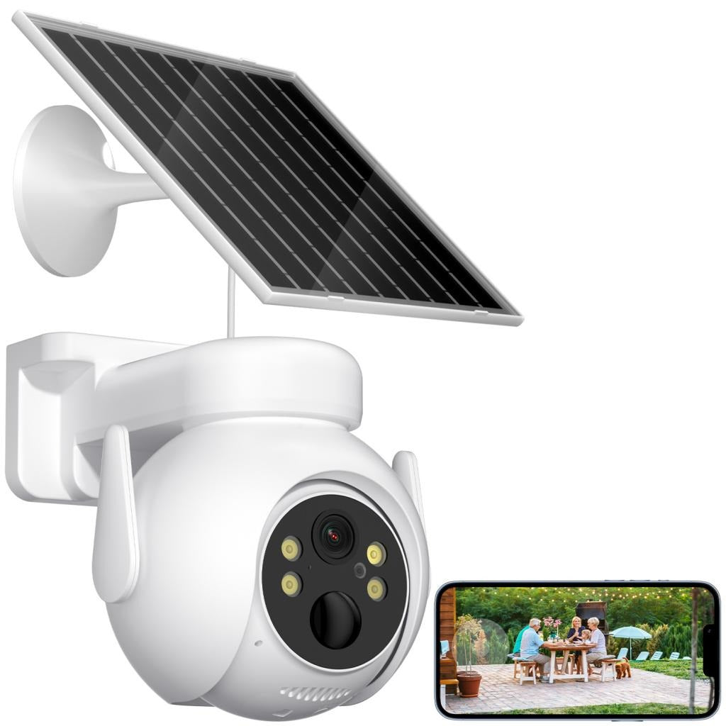 Smart Solar-Powered WiFi Security Camera