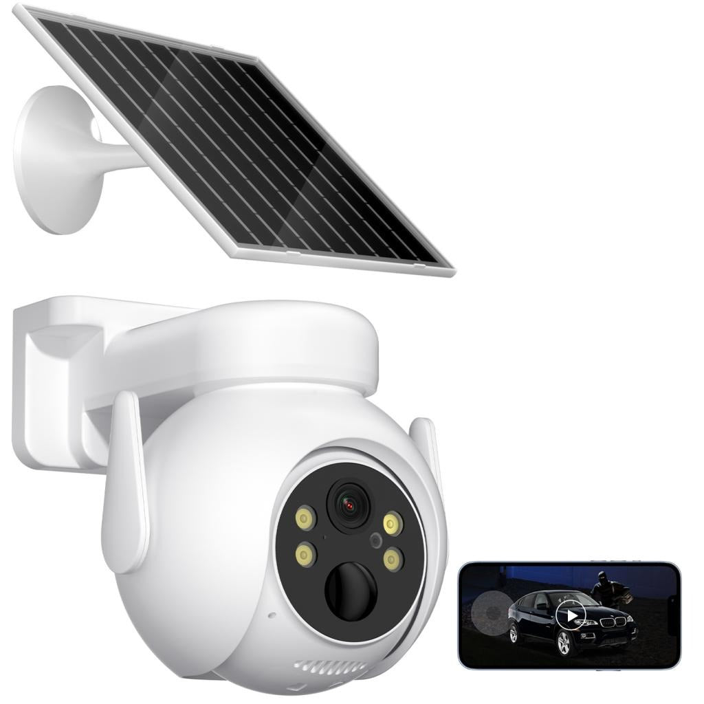 Smart Solar-Powered WiFi Security Camera