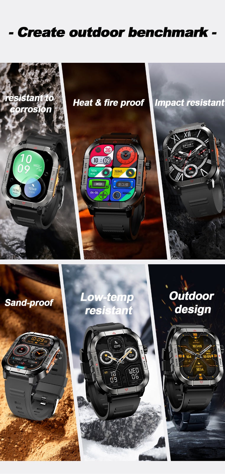 T900 Ultra Max Pro Smartwatch – Rugged Design, Bluetooth Calling & Fitness Tracking