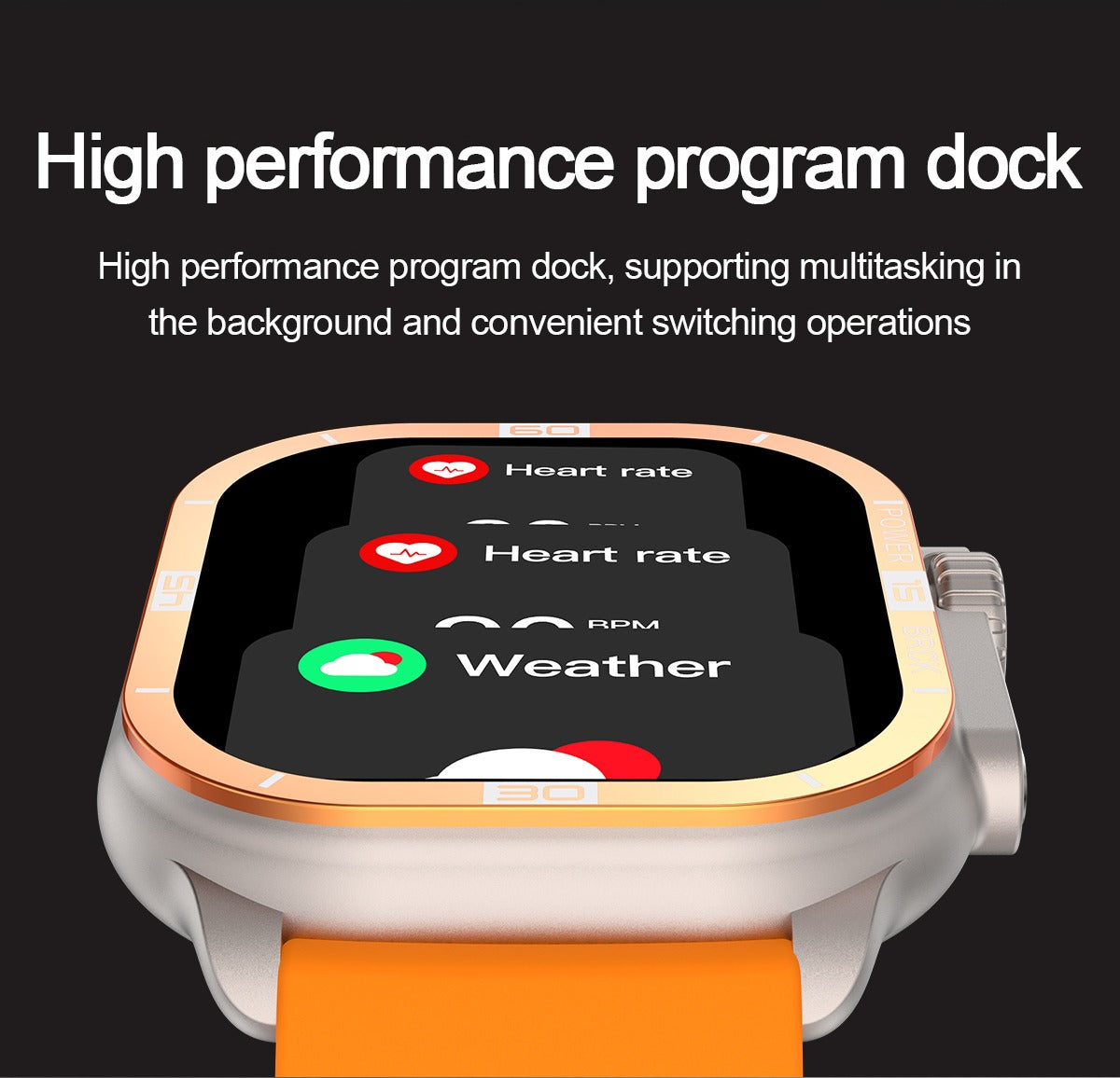 Smartwatch Ultra Series 8 (49mm) – Bluetooth Calling, Fitness Tracking & Waterproof Design