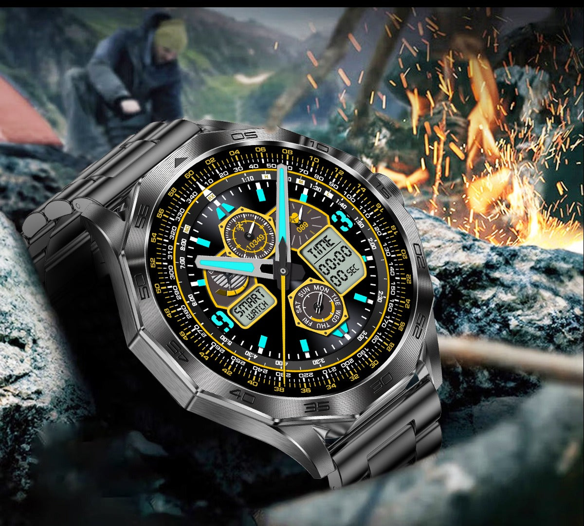 T20 Pro Sports Smartwatch – Bluetooth Calling, Fitness Tracker & Waterproof Design