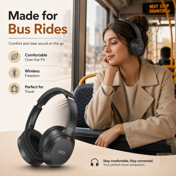 Casque sans fil Bluetooth 5.3 – Basses profondes, stéréo Hi-Fi et 20 heures d'autonomie